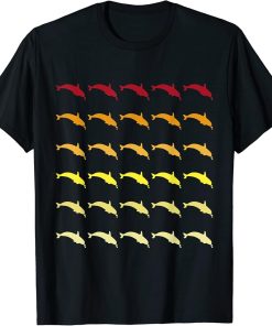 Orca Retro Animal Pattern T-Shirt