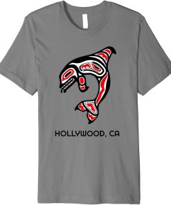 California Hollywood Native American Orca Killer Whale Gift Premium T-Shirt