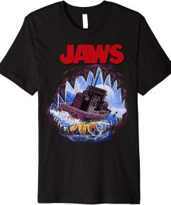 Mouth View Of Orca Poster Style Premium T-Shirt